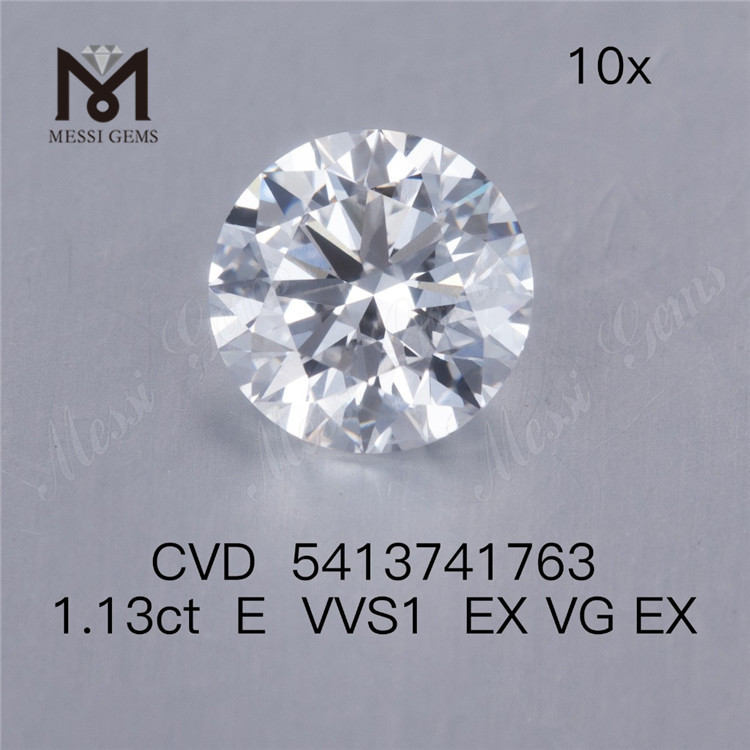 1.13ct E cvd diamond vvs loose White man made diamond factory price