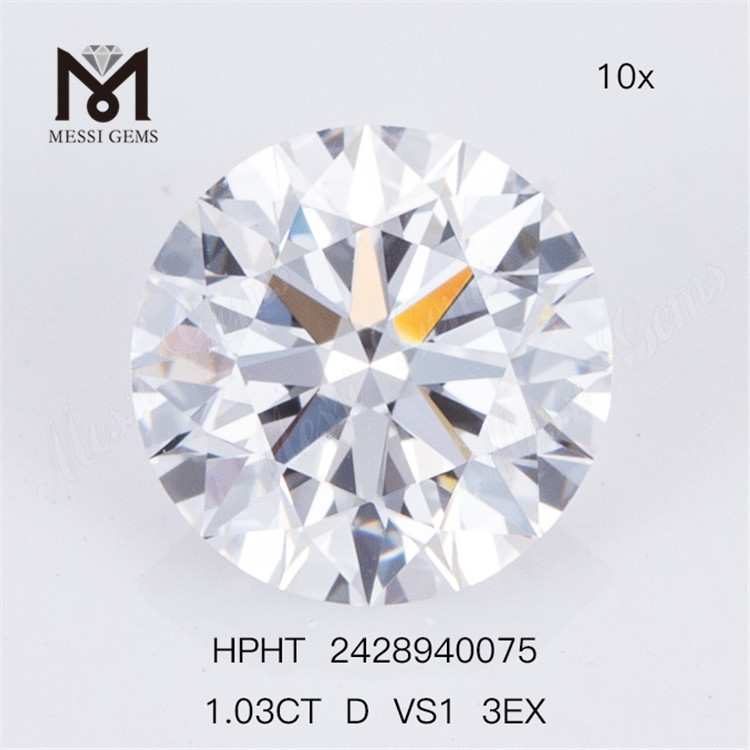 1.03CT D VS1 3EX Round Loose Lab Diamonds White Loose Lab Diamond