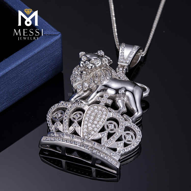 Custom Rapper Chain Lion & Crown Design Hip Hop Jewelry Cheap - Buy ...