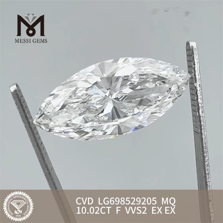 10.02CT F VVS2 MQ グロウン ダイヤモンド EX EX CVD LG698529205 