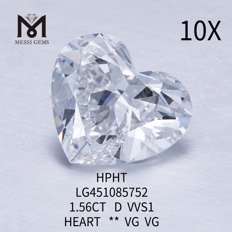 1.56Carat D VS2 HPHT Cordis Brilliant HPHT Diamond Pectus Price