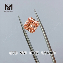 1.548ct vs1 best sell radiant loose lab diamond loose radiant lab diamond wholesale price