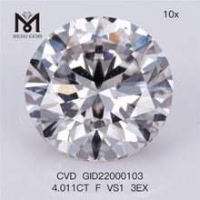 4.011ct CVD F VS1 3EX Lab Grown Diamond for Sale