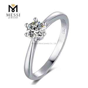 whole price high quality couple 925 silver moissanite eternity Ring