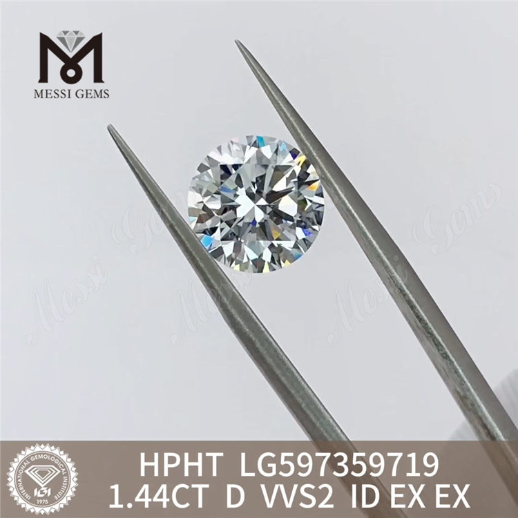 1.44CT D VVS2 ID EX EX Wholesale Lab-Made Diamonds Your Competitive Edge HPHT LG597359719丨Messigems