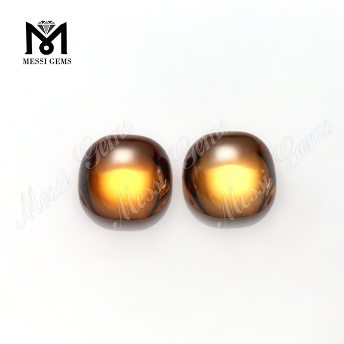 Factory high quality 10mm cushion cabochon cubic zirconia stone price