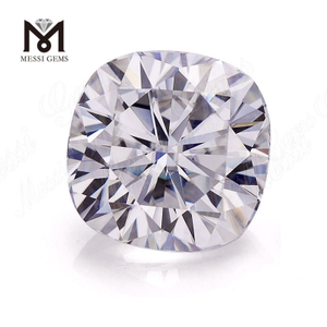 Factory price per carat 9*9mm color play or fire Cushion cut Moissanite