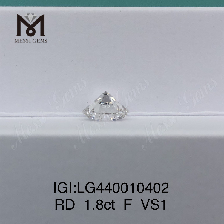 1.8 carat F VS2 3EX Round online lab grown diamonds