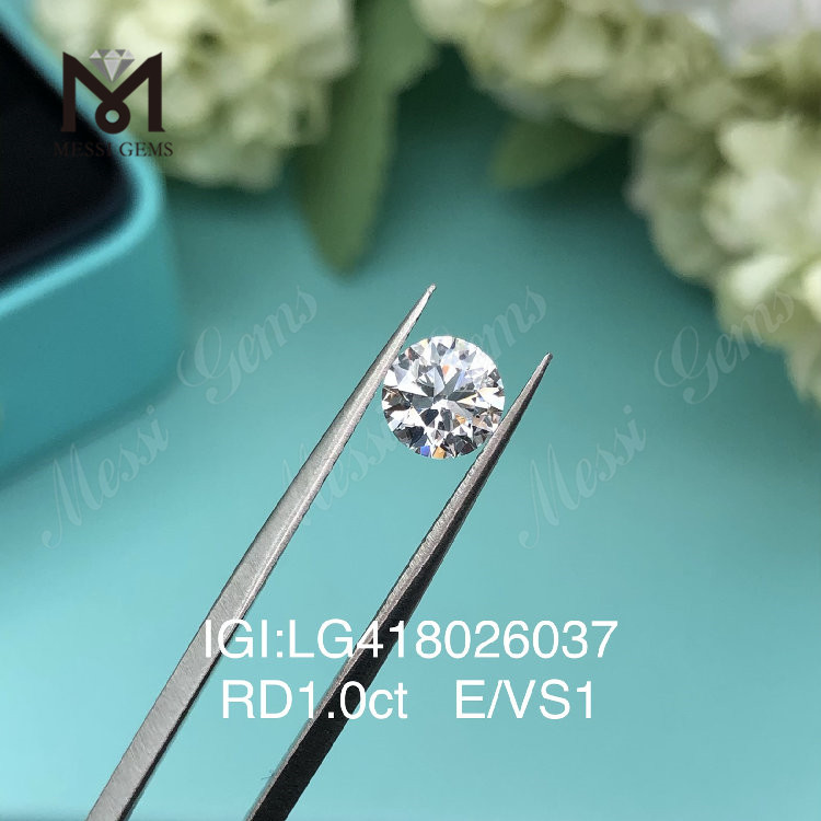 1 carat E/VS1 EX VG lab grown diamond Round Buy 1ct lab diamond, 1