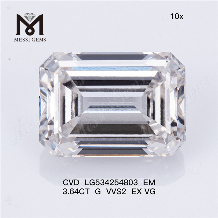 3.64CT G VVS2 EX VG EM best online lab diamonds CVD LG534254803