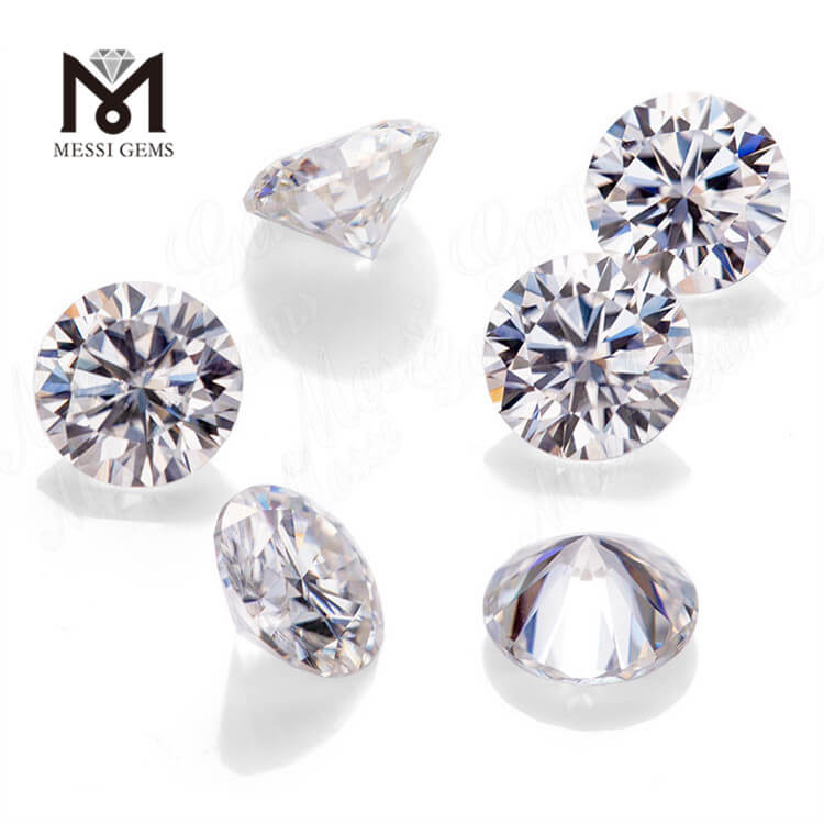 DEF loose moissanite 5mm china round moissanite stone