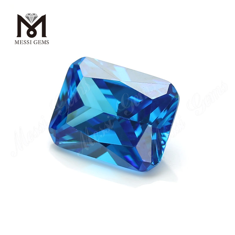 8x10mm octagon sapphire cz gemstone cubic zirconia gemstone