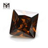 Factory price synthetic cubic zirconia gemstone square cut 10x10mm offee cz 