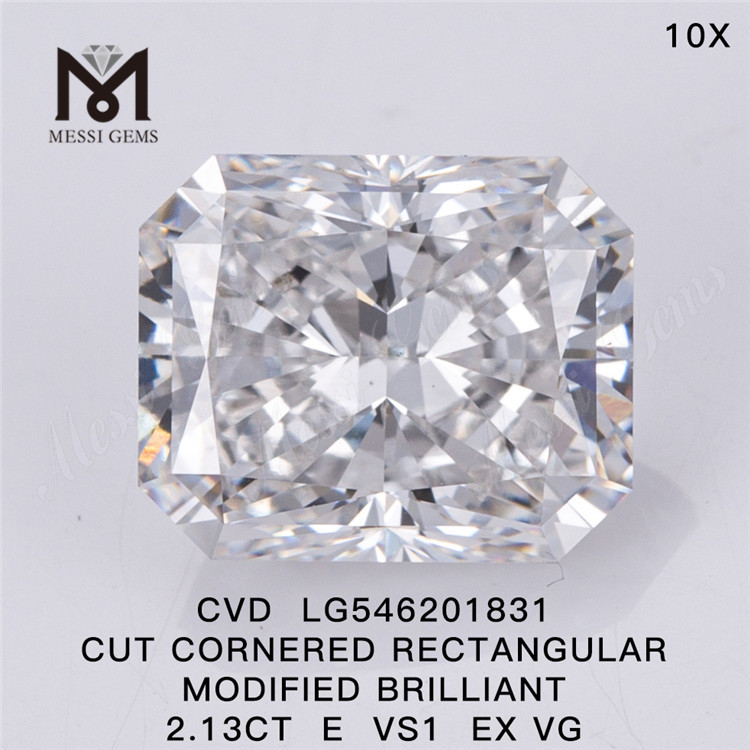 2.13CT E VS loose diamonds wholesale EX VG RECTANGULAR cvd diamonds for ...