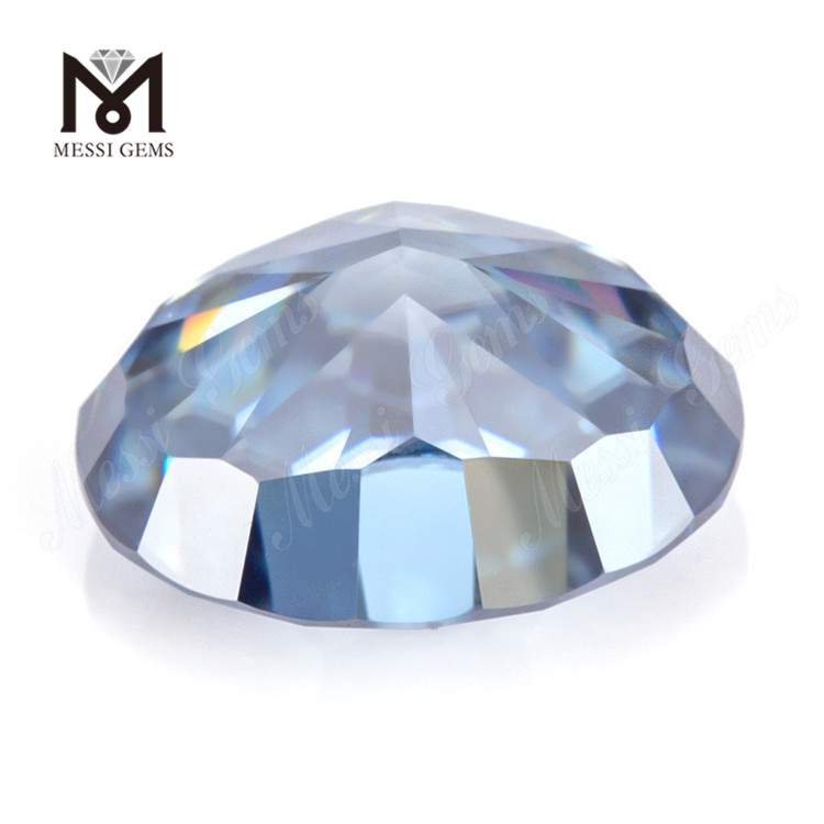 OVAL New Blue Moissanite Stones Wholesale Price Gems in Stock