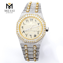 Prisbillige luksus m&aelig;nds Moissanite ure til m&aelig;nd MSA-580