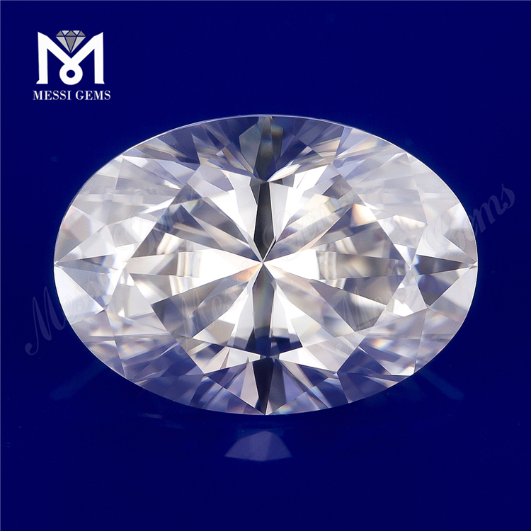 느슨한 도매 def 무색 vvs 타원형 5.5x8mm 1캐럿 가격 모아사나이트