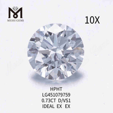 0.73CT D loose lab made diamond VS loose synthetic diamonds