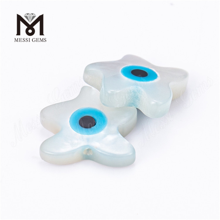 8mm-10mm Star shape eye shell mother of pearl