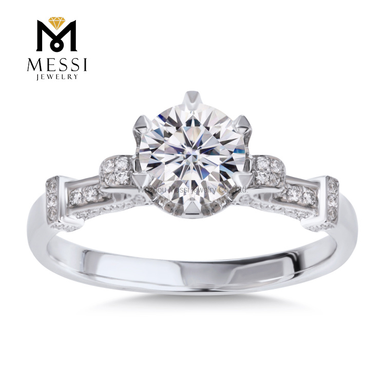 14K Engagement Wedding Ring IGI diamond rings for women