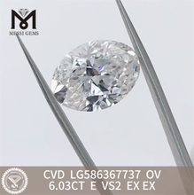 6.03CT E VS2 OV simulerede diamanter CVD LG586367737 