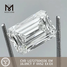 16,09 CT Smaragd, nachhaltiger, im Labor erstellter Diamant F VVS2 EX EX CVD LG727504336