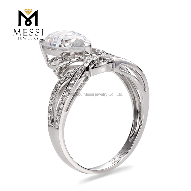 Moissanite diamond wedding ring 14k 18k fashion moissanite ring