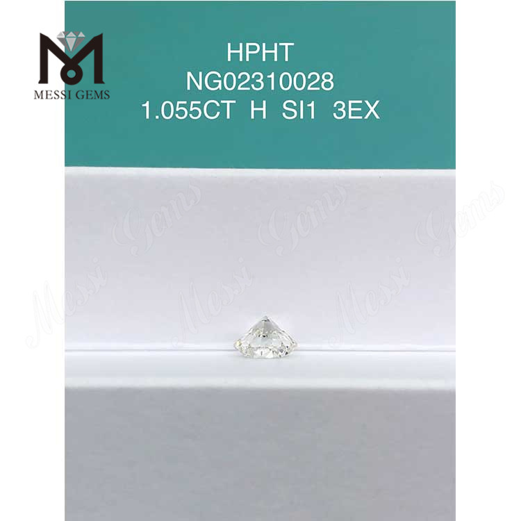 SI1 RD Lab grown diamond 1.055ct EX Cut Grade