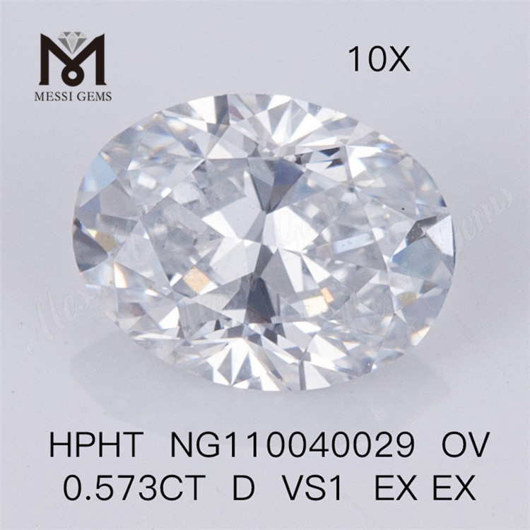 HPHT OV 0.573CT OV D EX EX VS1 Lab Diamond