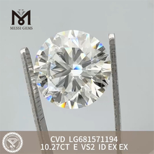 10,27CT E VS2 ID EX EX CVD diamant cultivé en laboratoire LG681571194